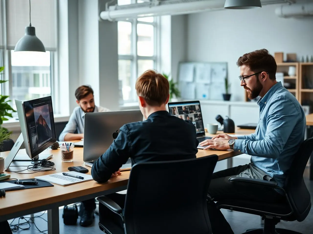 Optivize Digital team at work