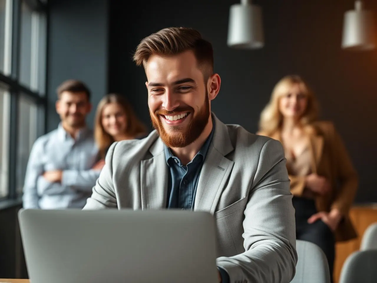 Optivize Digital UK team helping a business grow
